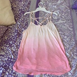 ombré American Eagle pink top